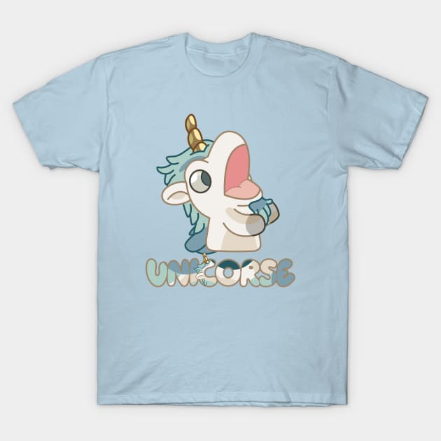 Unicorse  the cheekiest T-Shirt by KOMIKRUKII